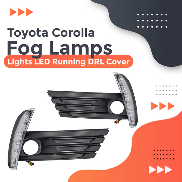 Toyota Corolla Smd Cob Fog Lamps Light Drl Covers – Model 2014-2017