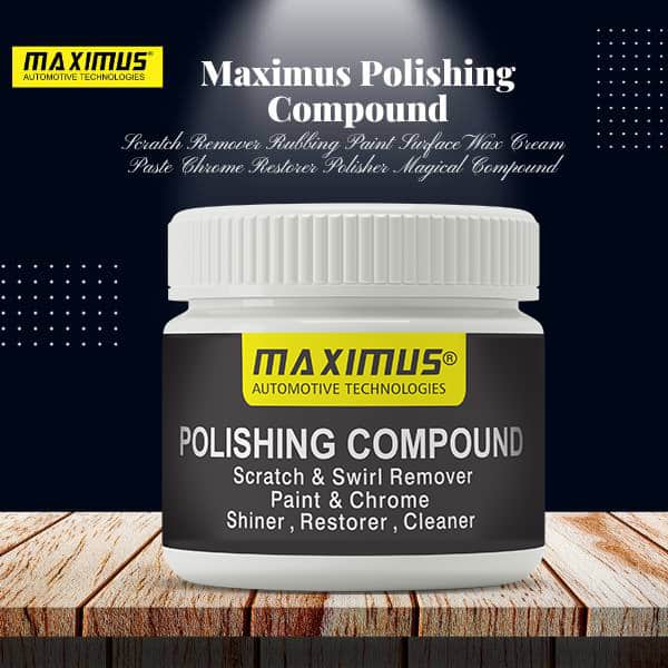 Maximus Polishing Compound 200g – Scratch Remover Rubbing Paint Surface Wax Cream Paste Chrome Restorer